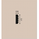 Молдинг Orac Decor P5021 Полиуретан 2000*31*9 мм
